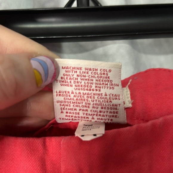 Merona Coral Shorts with Button Accents on Pockets - size 4 - Picture 6 of 11